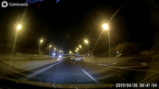 Intoxicated Driver Crashes Into Divider