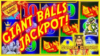 HUGE DRAGON LINK BALLS JACKPOT!!! Dragon Link Golden Century Slot LIVESTREAM HIGHLIGHT