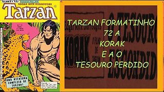 TARZAN FORMATINHO 72 A KORAK E A O TESOURO PERDIDO #gibi #comics #quadrinhos #hitorieta