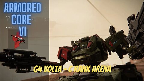 G4 Volta - C Rank Arena - Armored Core 6