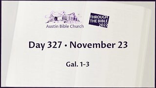 Through the Bible 2022 (Day 327)