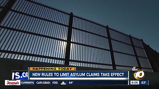 Regulations that limit asylum claims takes effect