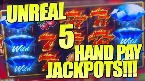 FREAKY Machine Lands Me 5 HAND PAY JACKPOTS!!!