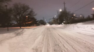 Winter walk in Toronto