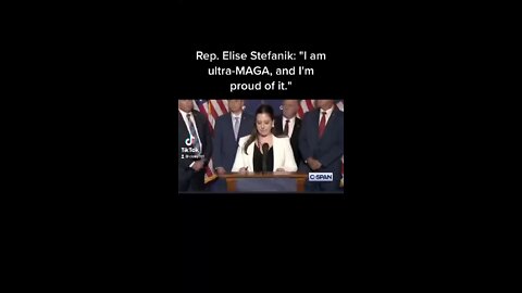 ELISE STEFANIK FROM MY DISTRICT - ULTRA MAGA AND PROUD OF IT!