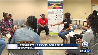 Delray Beach group teaching teens etiquette