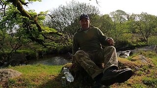 audio test before a vlog. riverside wildcamping Dartmoor 23rd May 2023