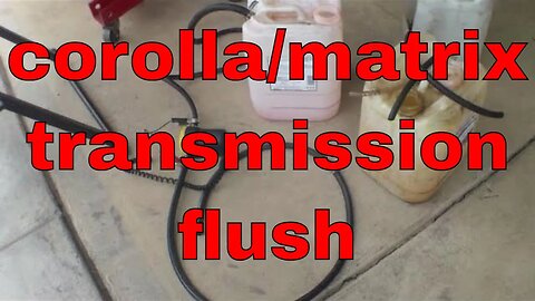 [SIMPLE Method] flush automatic transmission Toyota Matrix Corolla √ Fix it Angel
