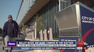 Ballot drop boxes are more common in this election