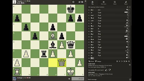 Daily Chess play - 1356 - Falling down