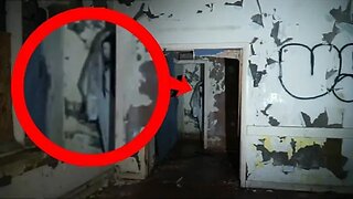 WARNING!! real ghost of a bride captured on video!! (abandoned haunted church)