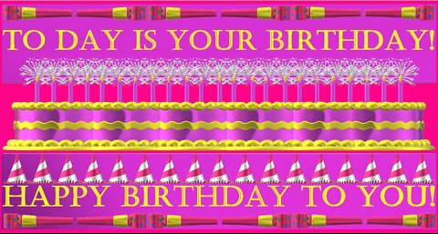 Happy Birthday 3D - Today Is Your Birthday - Happy Birthday To You - Happy Birthday Song