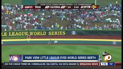 Park View little league eyes World Series berth