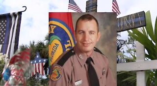 Martin County Sheriff's Office dedicates memorial to fallen trooper