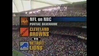 1995-10-08 Cleveland Browns vs Detroit Lions