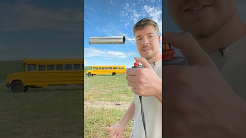 Metal Pipe v/s School Bus