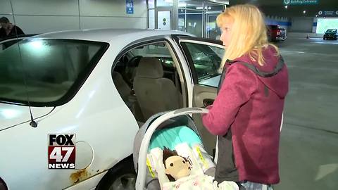 Sparrow installs car seat for local family, highlights Child Passenger Safety Week