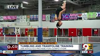 Just Flippin' Trampoline and Tumbling Invitational is 'kind of like the X-Games'