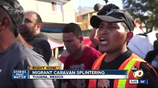 Migrant caravan makes demands