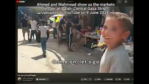 6/9/24 Tour wartime Gaza Strip markets. Fake nation, fake genocide and fake hunger!