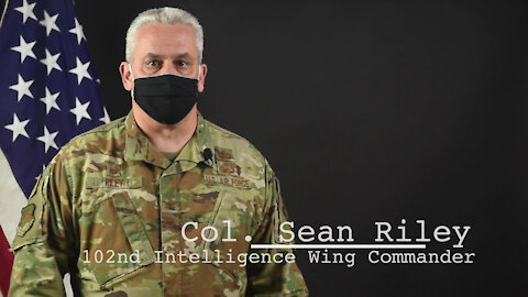 102nd Intelligence Wing Command Message for April 2021 - Col. Sean Riley