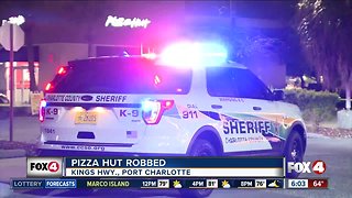 Robbery investigation at Port Charlotte Pizza Hut