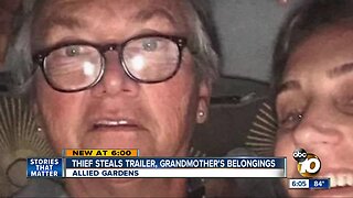 Thief steals trailer, hospitalized grandmother's belongings