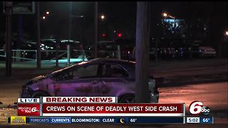 Man killed in rollover crash on Indy's west side