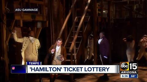 'Hamilton' tickets: How to sign up for ASU Gammage's lottery