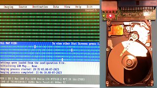 DeepSpar Disk Imager 4: Imaging a 2004 Fujitsu 40GB PATA 2.5-in Hard Drive with Default Settings