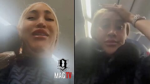 Natalie Nunn Breaks Down In Tears After Airline Reassigns Her To A Middle Seat In Coach! 😢