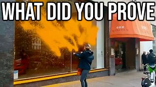 Activists Vandalize Buildings To Own Climate Change...