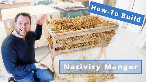 Christmas Woodworking Projects Making a Nativity Manger | Pallet Wood Project