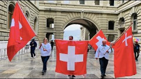 Ein grosser Erfolg für den Souverän-2. Referendum Covid19-Gesetz-187’443 Unterschriften -Bern 8.7.21