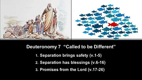 Deuteronomy 7 “Called to be Different” - Calvary Chapel Fergus Falls
