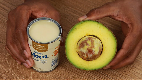 Beat condensed milk with avocado and the result will surprise you!