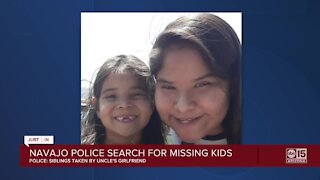 Navajo police searching for missing kids