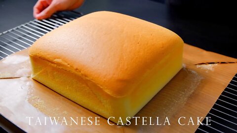 台灣古早味蛋糕 超詳細步驟食譜┃Taiwanese Castella Cake