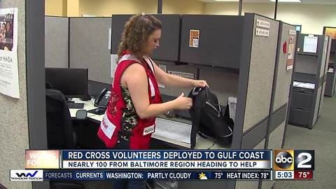 American Red Cross workers from Baltimore region head to Texas and Louisiana to help recovery efforts