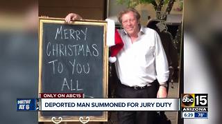 Deported man summoned for jury duty