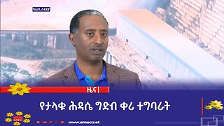 የታላቁ ሕዳሴ ግድብ ቀሪ ተግባራት