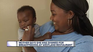 Mother says she was shamed for breastfeeding at Golden Corral in Westland