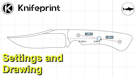 Knifeprint Masterclass Series - Episode 2 - Settings and drawing basics