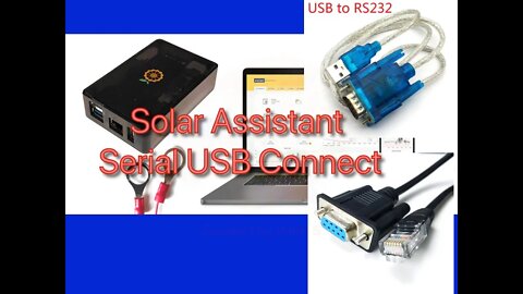 HOW TO: Connect EG4 Inverter to Solar Assistant Rasberry PI Software - Serial USB