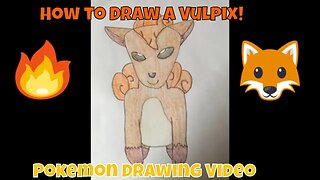 How to Draw a Vulpix! 2019 🔥