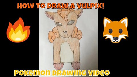 How to Draw a Vulpix! 2019 🔥