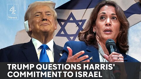 Trump says Harris 'stabbed Israel' at its 'great hour of need' | VYPER ✅