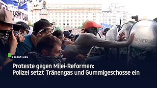 Proteste gegen Milei-Reformen: Polizei setzt Tränengas und Gummigeschosse ein