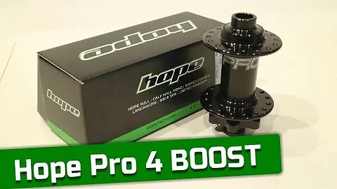 Crafted in the UK - Hope Pro 4 Boost Front Hub Weight and Feature Review