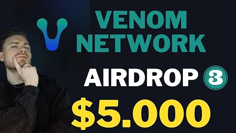3# Venom Testnet Airdrop Confirmed ✅ $1B Fund Allocated FREE NFT's u. 5.000$